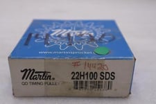 Martin 22H100 SDS Timing Belt Pulley QD Bushing Bore - NEW IN BOX - STOCK GF502A