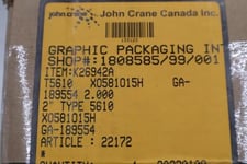 John Crane TYPE 5610 SIZE 2" X0581015H - NEW IN BOX - STOCK GF937