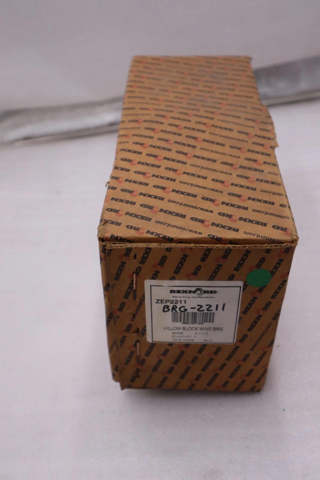 Rexnord zep2211 / zep2211 (new in box) bearing housing stock sgf-21