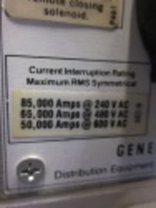 1600 Amps, General Electric, TPVVF5616BE1C, electrically operated, drawout, 600 Volts, #IC3993