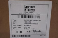 Lenze esv751n04txbxx1q43 400/480 v 3/pe Allis-Chalmers 1 hp 0.75 kw new in box stock gf211