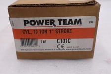 Power team c101c hydraulic cylinder 10-ton 1"-stroke single acting - stk gf207a