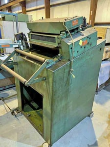 24" x .093" Littell #424-5PD, straightener, 5-work rolls, 24.5" face x 3.125" diameter work rolls, 63"