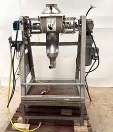 .1 cu.ft. American Process Systems #FPB-01, Stainless Steel paddle blender, 10" L x 6" W x 6" D trough tilt