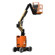 500 lb. JLG #E300AJP, articulating boom lift, 29'5" platform height, tires, 2007