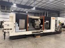 Mazak #Slant-Turn-Nexus-550M, 40.9" swing, 24" chuck, 12.5" bar, 80" centers, 29" diameter, Mazatrol Matrix