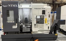 Nakamura -Tome #NTMX, 6" chuck, 2" bar, 38.5" centers, 8.66" diameter, Fanuc 31-A5, 24 station turret, live