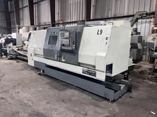 Samsung #SL-40/1500, 26.8" swing, 18" chuck, 4.6" bar, 60.2" centers, 19.7" diameter, Fanuc 0i-TD, 12 station