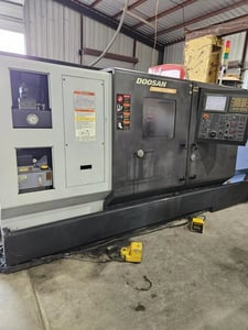 Daewoo Doosan #Puma-TL2500L, 12" chuck, 3" bar, 39.4" centers, 14.6" diameter, Fanuc Series 18i-TB, 12