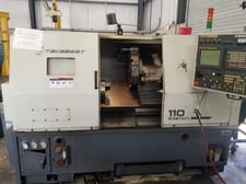 Takisawa #T-110EX, 19.5" swing, 12" chuck, 3" bar, 28" centers, Fanuc 21i-TB, 12 station turret, 2007