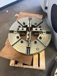 Gator 4-Jaw Chuck, 31-1/2" diameter, 14.5" thru-hole (2 available)