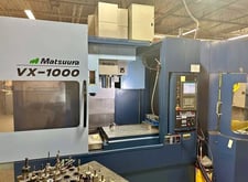 Matsuura #VX-1000, 40.1" X, 24" Y, 24" Z, 20000 RPM, 30 automatic tool changer, BT-40, Matsuura G-Tech Fanuc