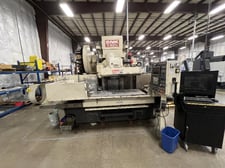 SNK #PC-60V, 60" X, 26" Y, 18" Z, 5,000 RPM, 24 automatic tool changer, Cat 50, Fanuc Series 16-M, 1998