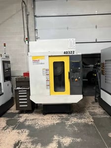 Fanuc #Robodrill-a-D21MiB5, 19.7" X, 15.7" Y, 15.7" Z, 24,000 RPM, 21 automatic tool changer, BT-30, Fanuc