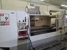 Haas #VF-9, 84" X, 40" Y, 30" Z, 7,500 RPM, 24 automatic tool changer, Cat 40, Haas CNC, coolant thru