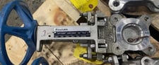 DEZURIK SIZE 2" STYLE KGC-ES SS MANUAL SLIDE GATE VALVES UNUSED NEW SPARE