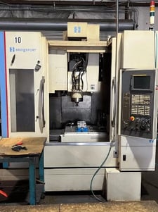 Bridgeport #XR-760, 30" X, 24" Y, 24" Z, 12,000 RPM, 30 automatic tool changer, Cat 40, Fanuc 18i, coolant