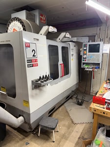 Haas #VF-2D, 4th Axis, 30" X, 16" Y, 20" Z, 7,500 RPM, 24 automatic tool changer, Cat 40, Haas CNC, 2003
