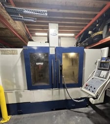 Mighty Viper #VMC1270, 50" X, 25" Y, 20" Z, 6,000 RPM, 20 automatic tool changer, Cat 40, Fanuc CNC, 2002