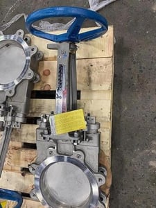 DEZURIK SIZE 8 STYLE KGC-ES 8" MANUAL SS SLIDE GATE VALVE NEW SPARE UNIT