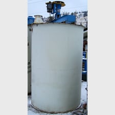 3 HP Prochem #PVT0-3-280, Belt Drive Mixer, 2800 gallon tank, 8.5' shaft, 18" diameter 3-blade propellor