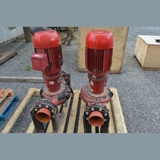 555 GPM @ 80' TDH, Bell & Gossett #80SC-BF, Centrifugal Pump, 5" inlet/outlet, 9.5" impeller, 15 HP, 1800