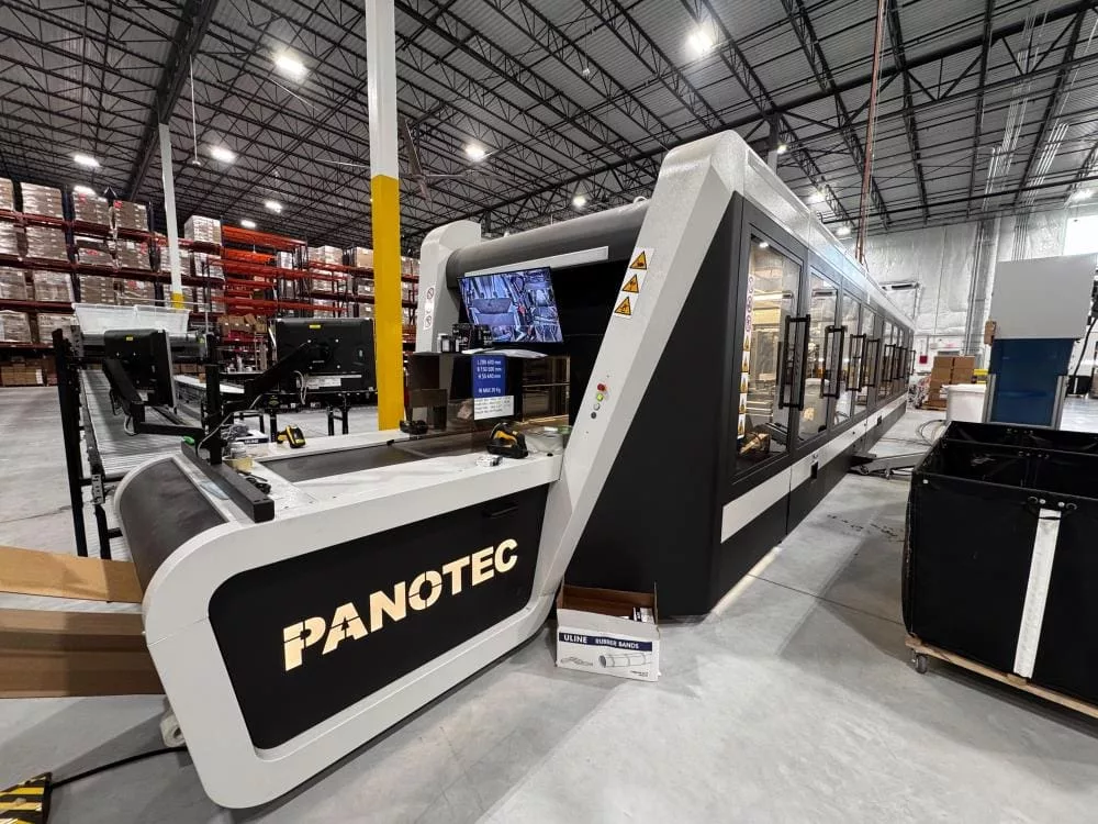 Panotec #Opera, Automated Corrugated Box-Making & Packaging Line, 23.62" L x 19.69" width x 17.32" H max. box