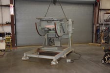 50,000 lb. Ransome #500P, Welding Positioner, 84" round table w/ 8 radial T-slots, 67"-85" adjustable height