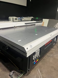 Cannon #Arizona-1360-GT, Flatbed UV Printer, CMYK+WW/V ink config., 2020