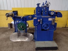 8" x 2-5/8" Torrington, Slitter, 2,500 lb. coil capacity, 1/4 HP, 20" scrap ball winder diameter, 20-100 FPM