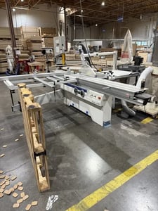 SCM #Nova-SI-400, Sliding Table Saw, 10.5' sliding carriage, 15.75" blade diameter, 1" arbor, 5.5" max.
