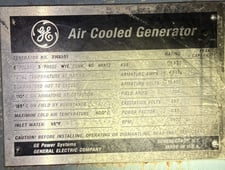 116000 KVA, 3600 RPM, General Electric 7A6 Generator end 13800 Volts 3/60 hz, TEWAC, CCW
