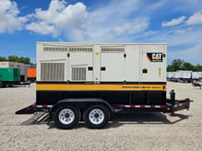 200 KW Caterpillar #XQ200, Trailer Mounted, Tier 4i, sound attenuated enclosure, 277/480 Volts, 3,675 Hours