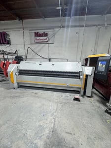 126" RAS #62.30-Turbo-Plus, Folding Machine, 14 GA Capacity, System 6000 Touch Screen Control, Tooling