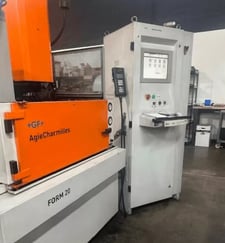 AgieCharmilles #Form-20, Electrical Discharge Machine, 13.8" X, 9.8" Y, 9.8" Z, AgieCharmilles GF Control