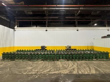Hi-Rib Panel Rollformer Line, 32 Passes, 18-24 Gauge Capacity, 36", 60 HP, RL, w/ Uncoiler & cutoff shear