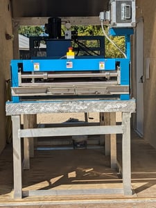 Roll Former #VS-150, Standing Seam Roll Former, 1"-1.5" Seam Profile, 9"-24" Adjustable Panel Width, 2023
