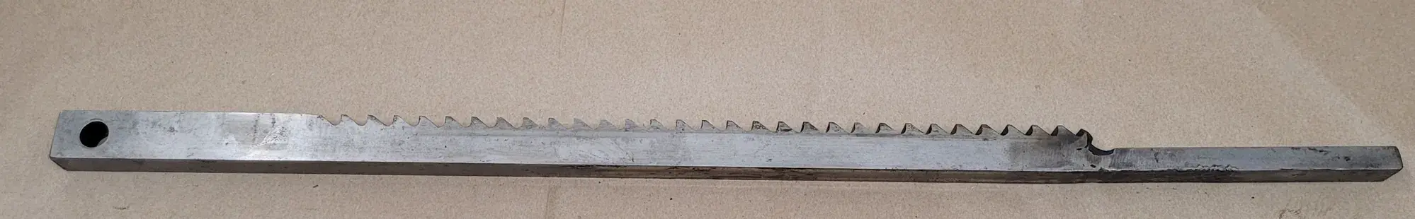 3/4" Hansford Davis #D-4020, Keyseater Broach, 1" Height, 1/2" Pitch, 20"-24" OAL