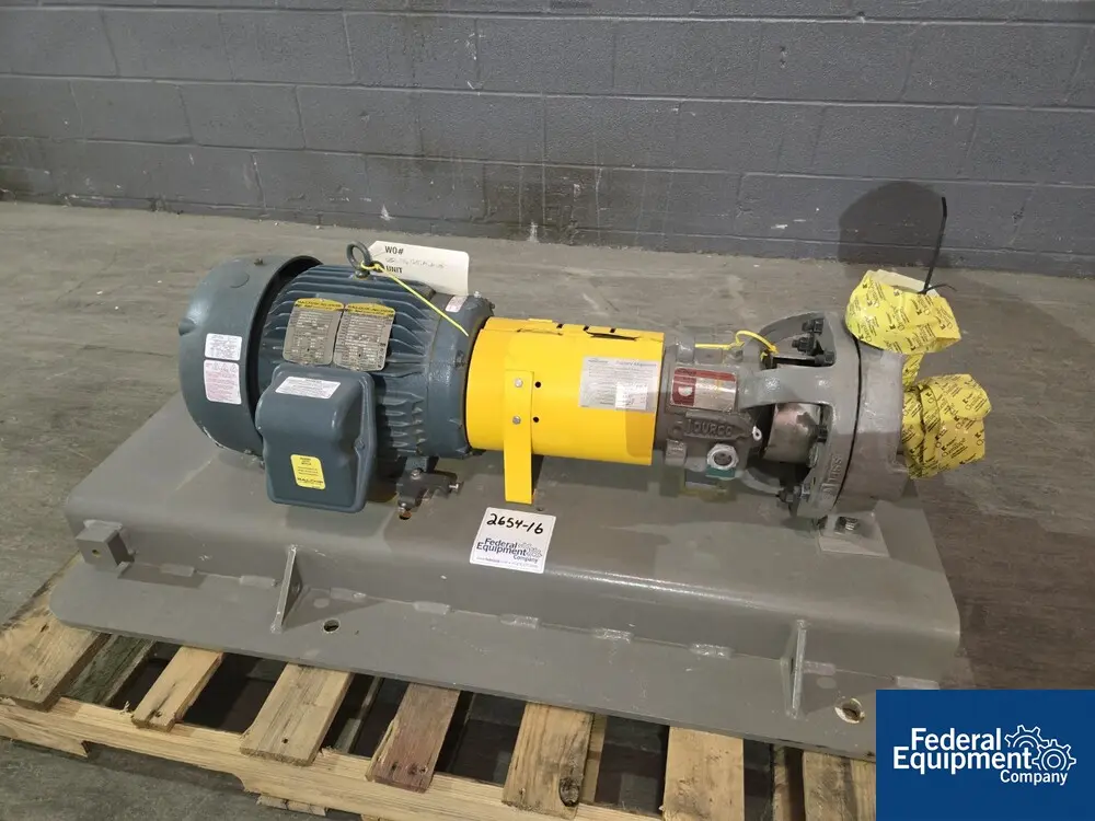 Flowserve #MK3-Lo-Flo, Centrifugal Pump, 10 HP, Carbon Steel (2 available)