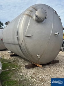 12,700 Gallon Pagent Equipment, 316L Stainless Steel Receiver Tank, 15 psi (2 available)