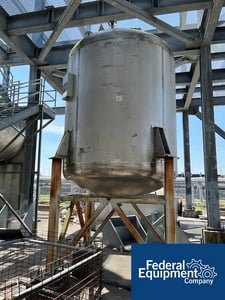 2,505 Gallon Pagent Equipment, 316L Stainless Steel Receiver Tank, 15 psi (2 available)