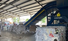 ENERPAT #HBM80-11075, Semi-Automatic Horizontal Baler, 80 Ton, 40 HP Motor, 1100  750 mm Bale, NEW