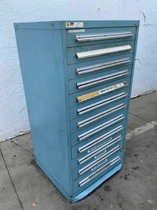 12 Drawer, Vidmar cabinet, 30" x 29" x 59"