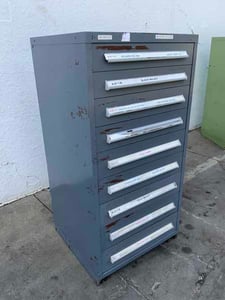 9 Drawer, Vidmar cabinet, 30" x 28" x 29"