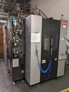 Toyoda #FH400J, horizontal machining center, 15.7" x 15.75" pallet, 23.62" X, 22" Y, 24.8" Z, 15000 RPM, 60