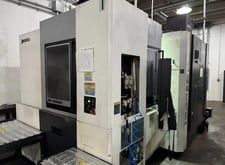 Okuma #MB-4000H, horizontal machining center, 15.7" x 15.75" pallet, 22" X, 22" Y, 24.6" Z, 15000 RPM, 60