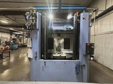Daewoo Doosan #HP-5100, horizontal machining center, 19.6" x 19.6" pallet, 33.5" X, 27.6" Y, 29.5" Z, 14000