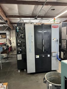 Toyoda #FH400J, horizontal machining center, 15.7" x 15.75" pallet, 23.6" X, 22" Y, 24.8" Z, 15000 RPM, 60