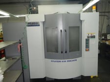 Hyundai Kia #HS400i, horizontal machining center, 15.7" x 15.74" pallet, 24.4" X, 22" Y, 25.6" Z, 12000 RPM