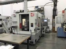 Haas #EC-400, horizontal machining center, 15.7" x 15.75" pallet, 20" X, 20" Y, 20" Z, 12000 RPM, 40